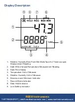 Preview for 8 page of Reed Instruments R6050SD Instruction Manual