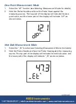 Preview for 10 page of Reed Instruments R6050SD Instruction Manual