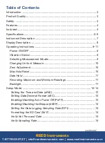 Preview for 2 page of Reed Instruments R7000SD Instruction Manual