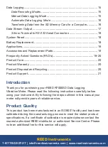 Preview for 3 page of Reed Instruments R7000SD Instruction Manual