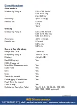 Preview for 5 page of Reed Instruments R7000SD Instruction Manual