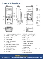 Preview for 7 page of Reed Instruments R7000SD Instruction Manual