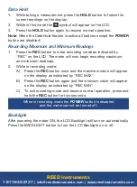 Preview for 11 page of Reed Instruments R7000SD Instruction Manual