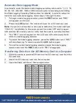 Preview for 16 page of Reed Instruments R7000SD Instruction Manual