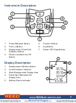 Предварительный просмотр 7 страницы Reed Instruments R8005 Instruction Manual