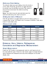 Предварительный просмотр 9 страницы Reed Instruments R8005 Instruction Manual