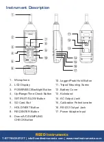 Предварительный просмотр 7 страницы Reed Instruments R8070SD Instruction Manual