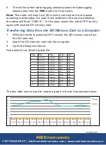 Предварительный просмотр 15 страницы Reed Instruments R8070SD Instruction Manual