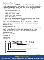 Предварительный просмотр 16 страницы Reed Instruments R8070SD Instruction Manual