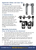 Предварительный просмотр 6 страницы Reed Instruments R8140 Instruction Manual