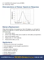 Предварительный просмотр 9 страницы Reed Instruments R8140 Instruction Manual