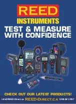 Предварительный просмотр 12 страницы Reed Instruments R8140 Instruction Manual