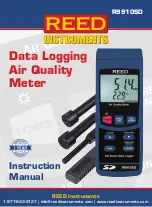 Предварительный просмотр 1 страницы Reed Instruments R9910SD Instruction Manual