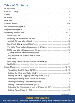 Предварительный просмотр 2 страницы Reed Instruments R9910SD Instruction Manual