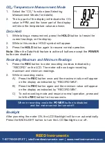 Предварительный просмотр 11 страницы Reed Instruments R9910SD Instruction Manual