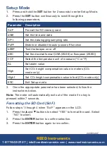 Предварительный просмотр 12 страницы Reed Instruments R9910SD Instruction Manual