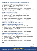 Предварительный просмотр 15 страницы Reed Instruments R9910SD Instruction Manual