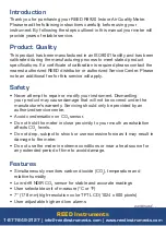 Preview for 3 page of Reed Instruments R9920 Instruction Manual