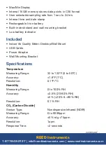 Preview for 4 page of Reed Instruments R9920 Instruction Manual