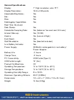 Preview for 5 page of Reed Instruments R9920 Instruction Manual