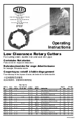 Предварительный просмотр 1 страницы REED 03304 Operating Instructions Manual