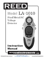 Preview for 1 page of REED LA-1010 Instruction Manual