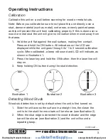 Предварительный просмотр 5 страницы REED LA-1010 Instruction Manual