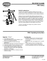 Preview for 1 page of REED PES1IPS Operating Instructions