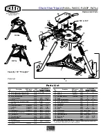 REED R450+ Chain Vise Tripod Instruction/Assembling Manual предпросмотр