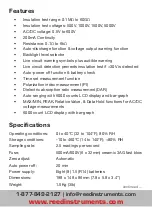 Preview for 4 page of REED R5002 Operator'S Manual