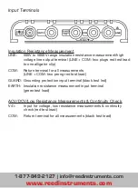 Preview for 8 page of REED R5002 Operator'S Manual