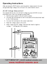 Preview for 11 page of REED R5002 Operator'S Manual