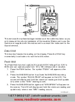 Предварительный просмотр 16 страницы REED R5002 Operator'S Manual