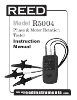 REED R5004 Instruction Manual предпросмотр