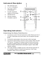 Предварительный просмотр 5 страницы REED R5004 Instruction Manual