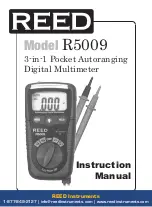 REED R5009 Instruction Manual preview