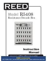 Предварительный просмотр 1 страницы REED R5408 Instruction Manual