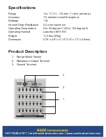 Предварительный просмотр 3 страницы REED R5408 Instruction Manual