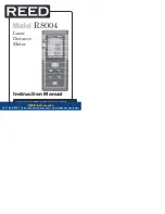 REED R8004 Instruction Manual preview