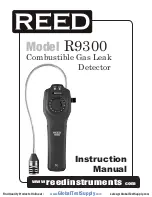 Preview for 1 page of REED R9300 Instruction Manual