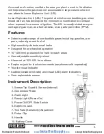 Preview for 3 page of REED R9300 Instruction Manual