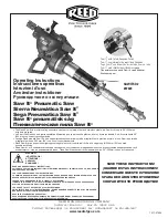 REED Saw It SAWITSD2 Operating Instructions Manual предпросмотр