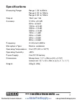 Preview for 3 page of REED SL-417 Instruction Manual