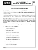 Preview for 24 page of REED SOVA7 Maintenance & Operation Manual