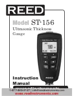 REED ST-156 Instruction Manual предпросмотр