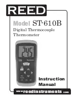 REED ST-610B Instruction Manual preview