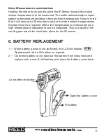 Предварительный просмотр 6 страницы REED ST-882 Instruction Manual