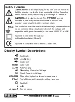 Предварительный просмотр 4 страницы REED ST-9918T Instruction Manual