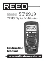 REED ST-9919 Instruction Manual preview