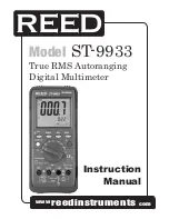 REED ST-9933 Instruction Manual preview